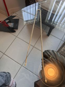 14k gold cuban necklace for sale.