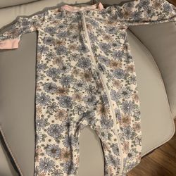 Milkberry baby girl footy pajamas 