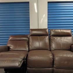 Comfortable Leather Recliner (free delivery)