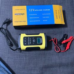 12v Smart Battery Charger For Car Motorcycle Rv And More