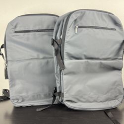 (2 PACK) 45L Travel 22.25" Backpack Gray - Open Story™: Water Repellent, College Backpack 