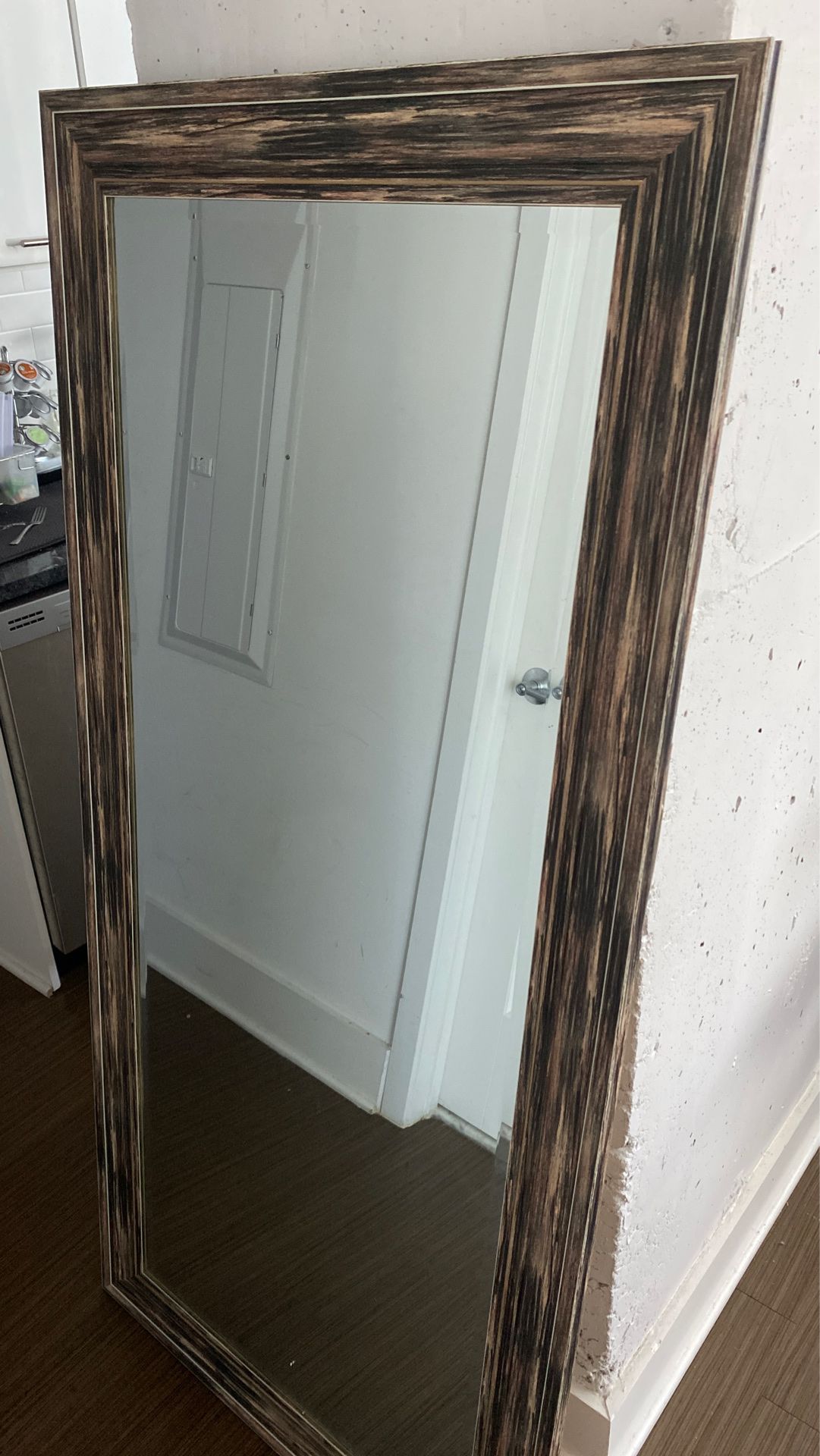 Large Wooden Mirror (Brand New)