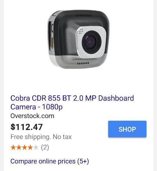 Brand new Cobra Drive dash cam Cdr 835