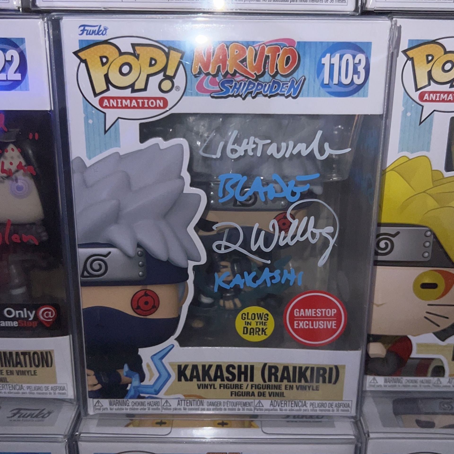 Kakashi Signed Funko Pop 2 Colors