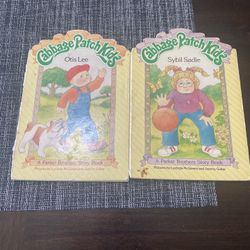 Lot Of 2 Vintage Cabbage Patch kids Books 1984