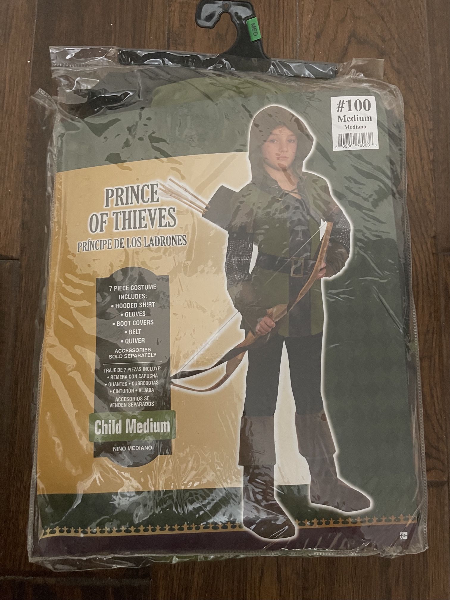 Prince Of Thieves Child Costume Medium