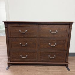 Set of 2 Sturdy Wooden Dresser