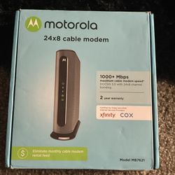Motorola MB7621-10 1000 Mbps Cable Modem Open Unopened 
