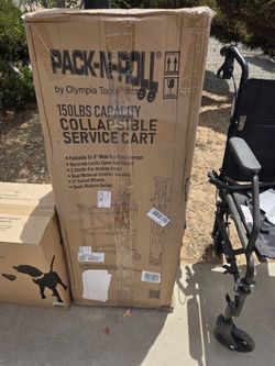 Olympia tools Pack n roll collapsible service cart