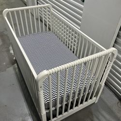 White Baby Crib