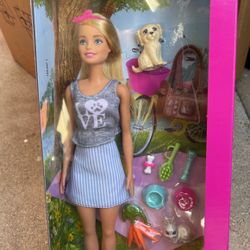 Barbie Puppy Set