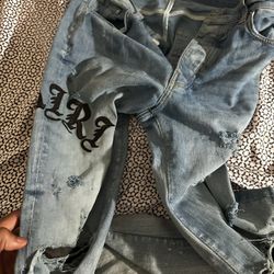 Amiri Jeans “old English”