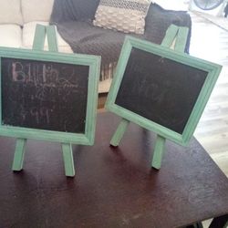 2 chalkboards