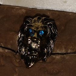 Tibetan Silver Lions Head Ring
