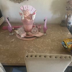 Table And 4 Chairs And A Bench