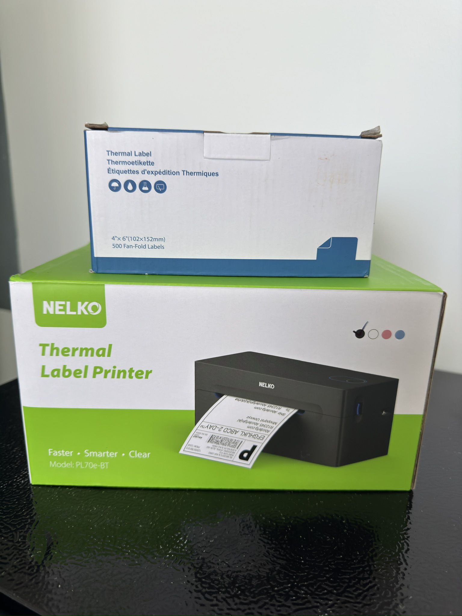 Thermal Label Printer Bluetooth Faster * Smarter * Clear
