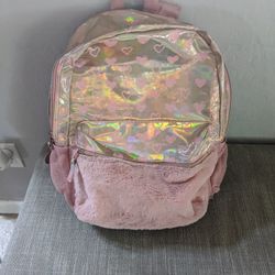 Pink Heart Backpack 