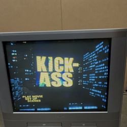 RARE TOSHIBA FLAT CRT VHS/DVD COMBO 