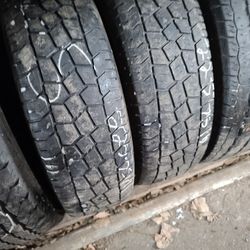 225 75 16 (2) used tires FREE installation and balance