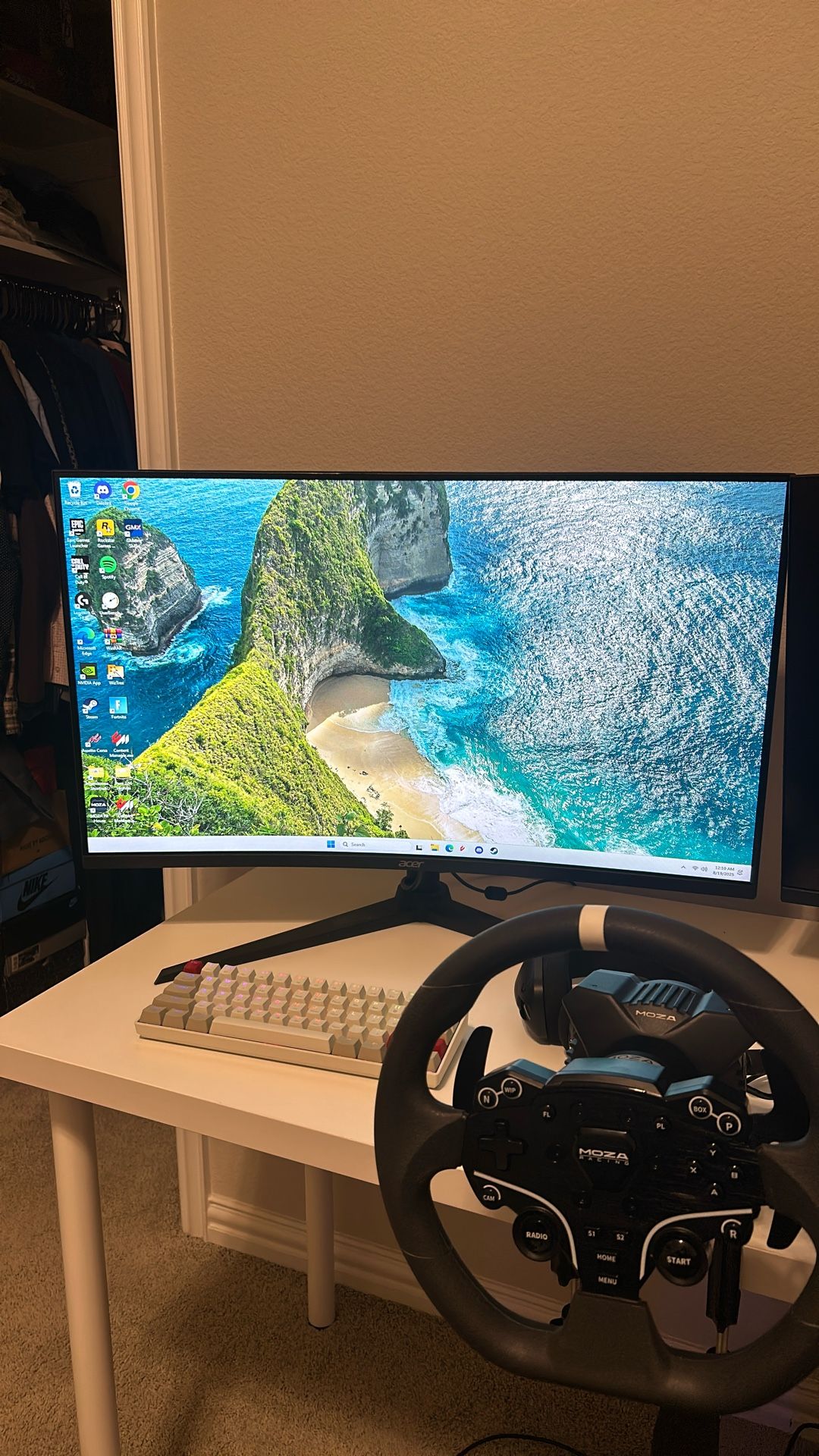 32 Inch Curved Acer Monitor 165Hz