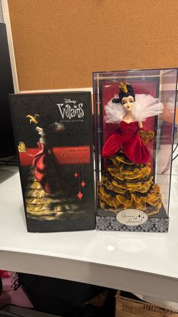 Disney Villains Designer Collection Queen of Hearts Doll Disney Store 2012 NEW