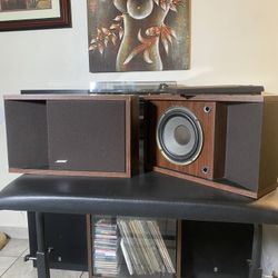 VINTAGE 1984 Bose 201 Series II Direct/Reflecting Speakers