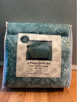 3 Piece Quilt Set (New)