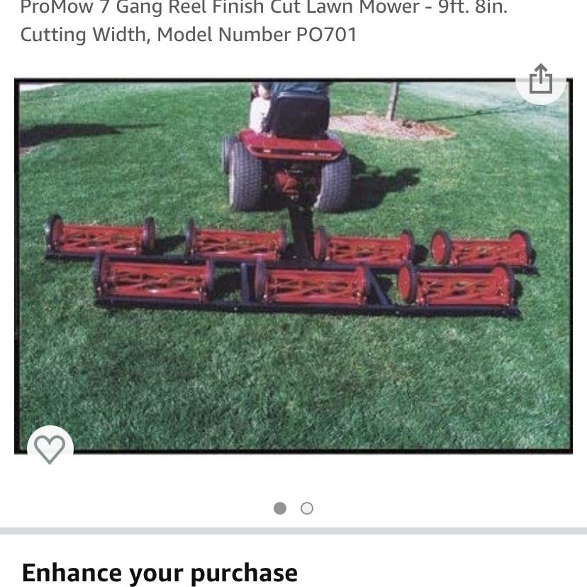 Promow 7 Reel Gang Mower for Sale in Mesa AZ OfferUp