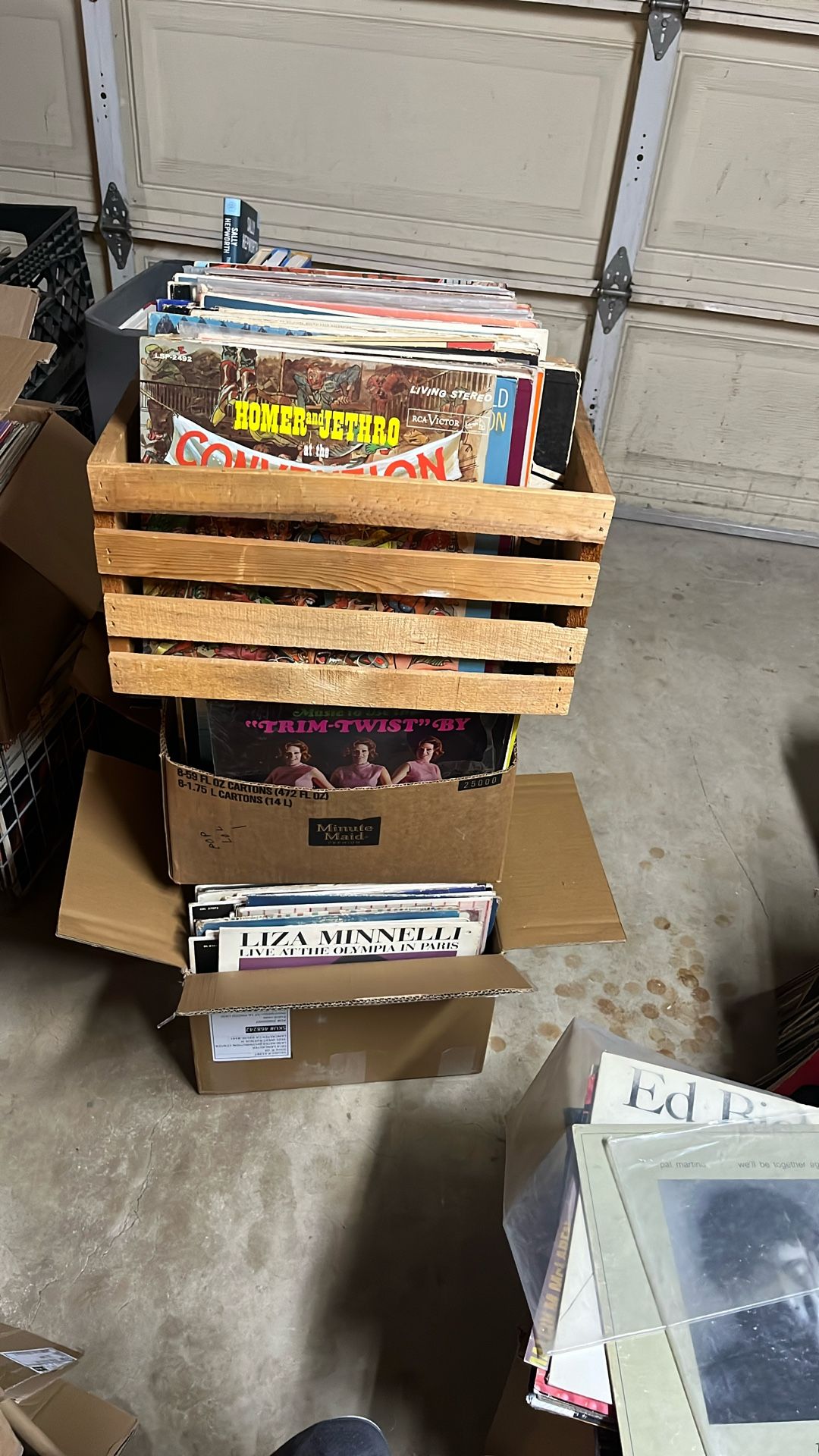 4 Boxes Of Vinyl Records — Comedy/Religious/Political/Oddball