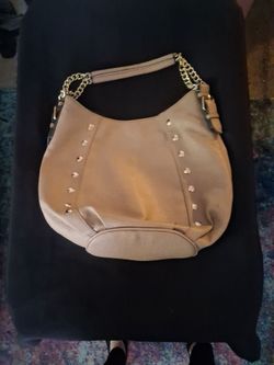 Studded Shoulder Handbag