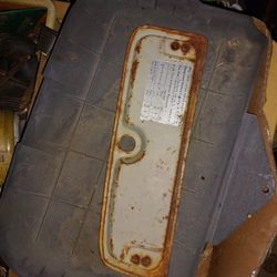 Vintage Vw Patina Glove Box Door