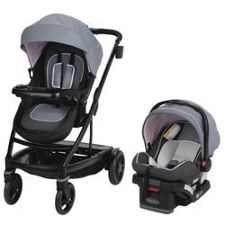 Graco Stroller And Car Seat With Base