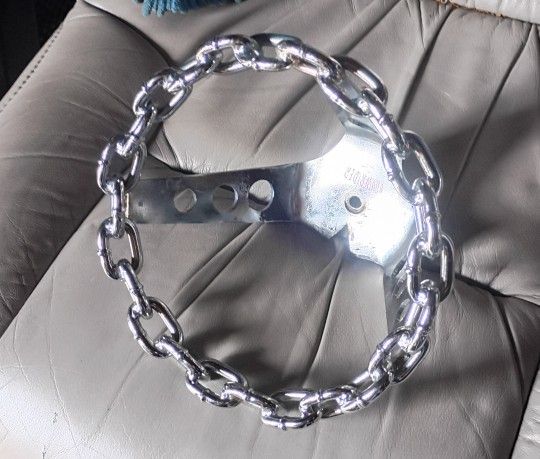 Chrome Chain Low Rider Steering Wheel