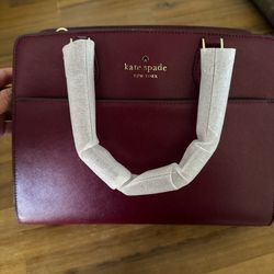 Brand New Burgundy Kate Spade
