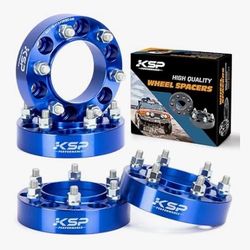 KSP 1.5in Tacoma Wheel Spacers, 6x5.5(6x139.7mm) Aluminum Wheel Spacer with Hub Lip Compatible with Toyota Tacoma 4runner Pre-Runner, 4pcs 38mm Forged