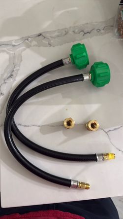 Trailer propane hose connector