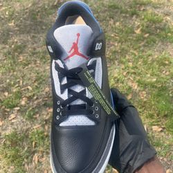 Jordan 3 Retro OG "Rare Air" Men's Shoes Black/Chile Red IB8967-004  