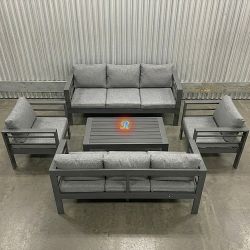 8-Seater Patio Furniture Outdoor Conversation Couch Set