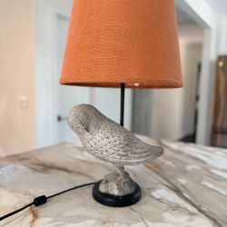 Like New! Solid Owl lamp From world market 