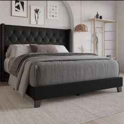 Brand New Queen Size Bed Frame With a Brand New 12” Pillow Top Mattress And Box Spring Included $460 