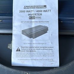 Inverter 2000 Watt/ 4000 Watt 
