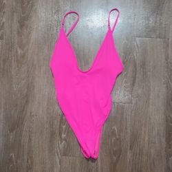 Pink One Piece Swimsuit