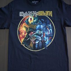 Personalized Iron Maiden Shirt With. Crystal Application. 