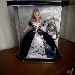 Collectible millennium Barbie doll