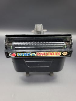 Sega Genesis Sonic & Nuckles ( Tested  & Working  )