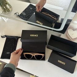 Light Pink Versace Sunglasses