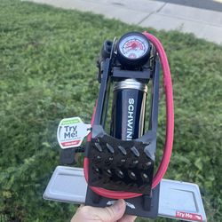 Schwinn Foot Operated Bike Pump. BRAND NEW