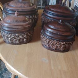 Wicker Storage Pieces! Set Of 2  