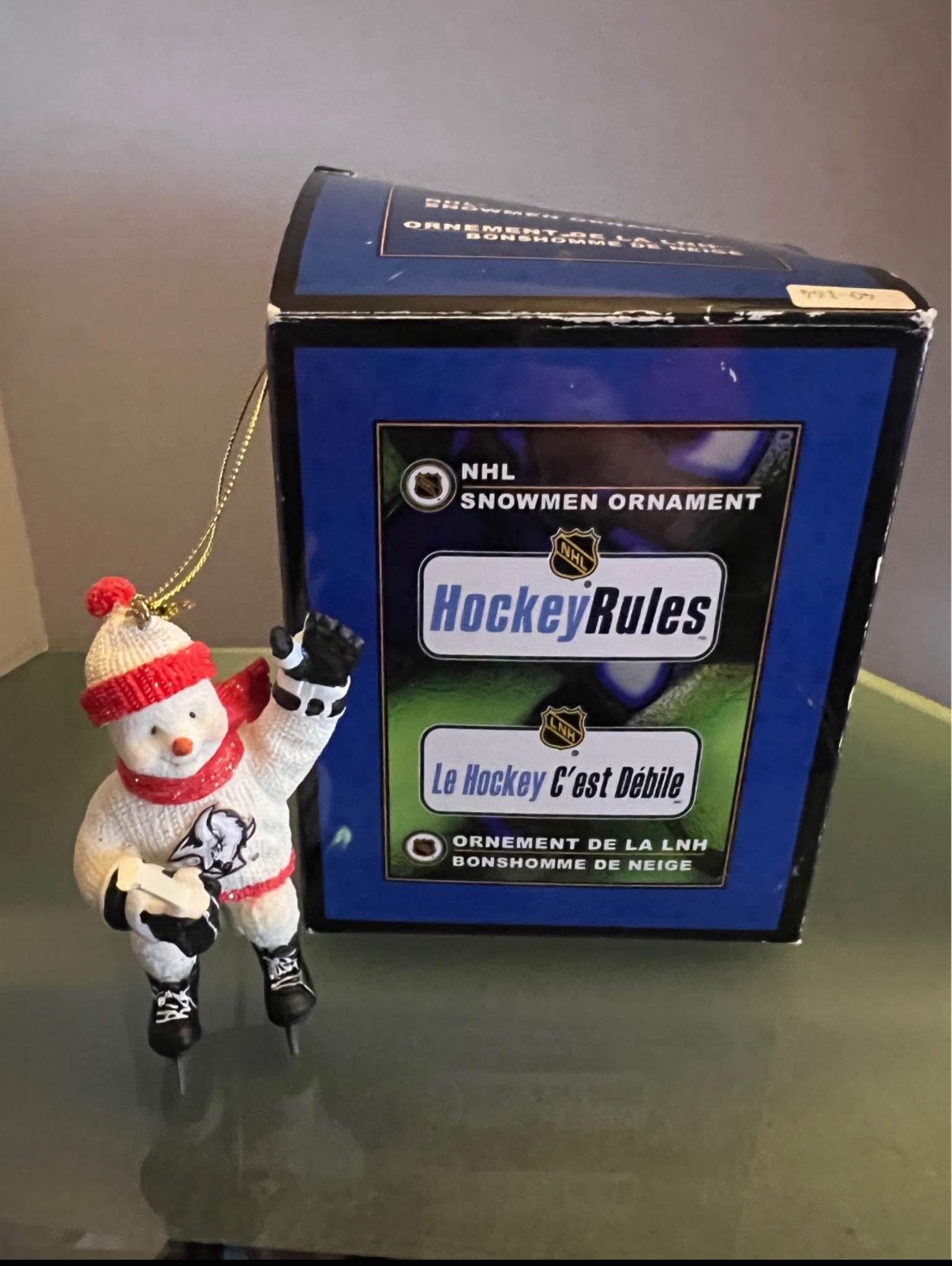 Buffalo Sabres Snowman Ornament