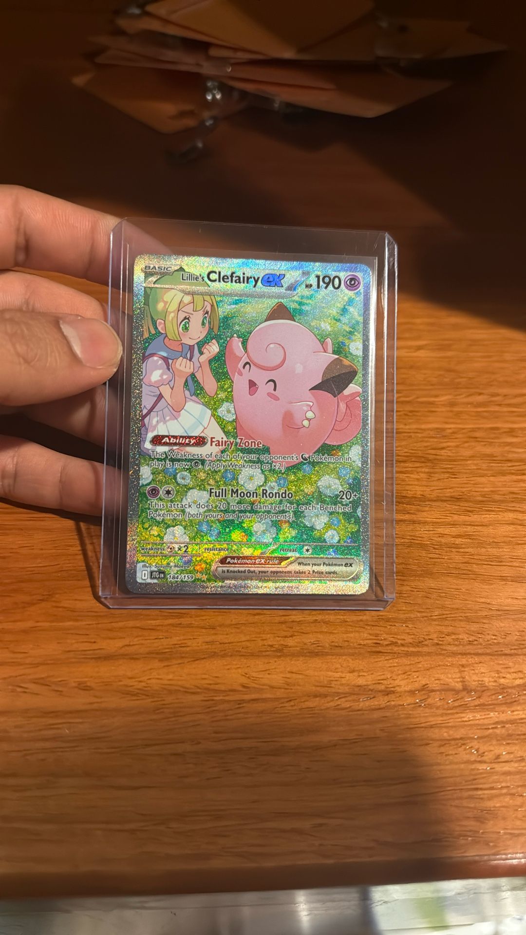 Lillie's Clefairy EX Special Illustration Rare 184/159